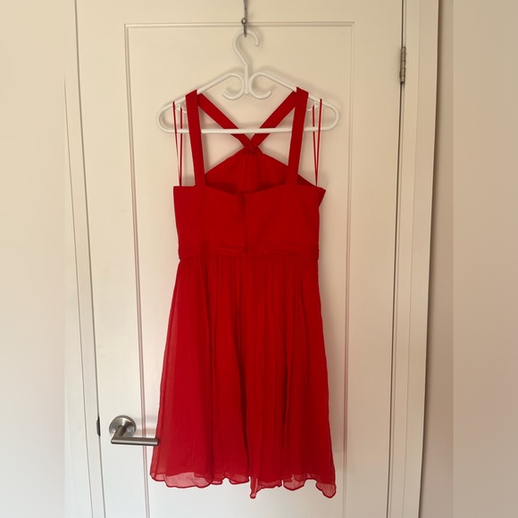 Red Silk J Crew Dress - Picture 7 of 10